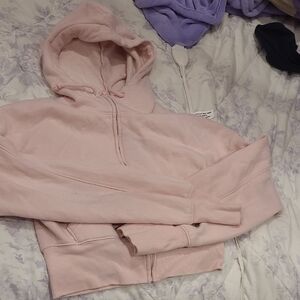 Wild Fable Cropped Pink Cropped Sweatshirt Size XS